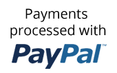 Payments processed with PayPal