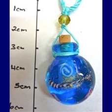 oil bottle pendant glass vial