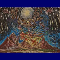 Aboriginal Art Canvas - Nin-Size:78x88cm - H