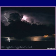 Lightning photograph – Thunderhead – print only